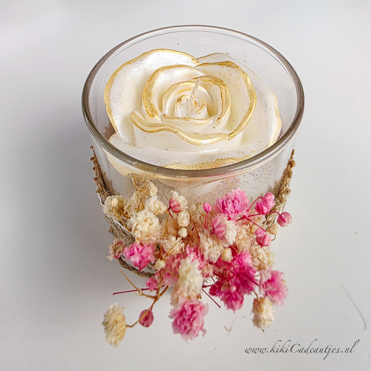 Duo Flower Jar Candles (Set of 2)